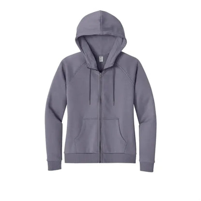 AllMade Women's Organic CVC Fleece Full-Zip Hoodie