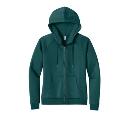AllMade Women's Organic CVC Fleece Full-Zip Hoodie