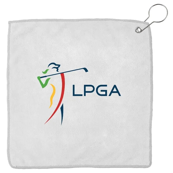 12" x 12" Sublimated Micro Fiber Golf Towel