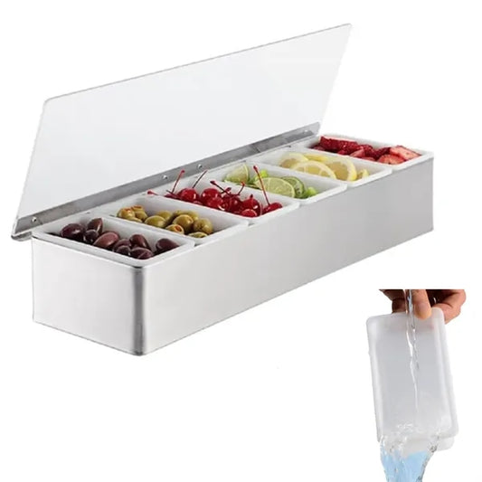 6 Compartments Trays Caddy