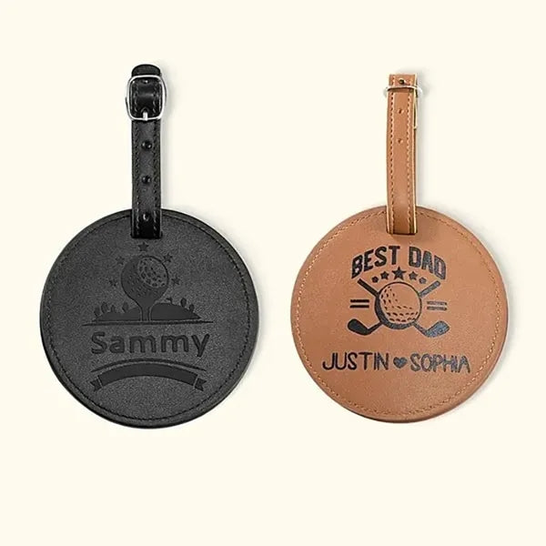 Personalized PU Leather Golf Tee Holder