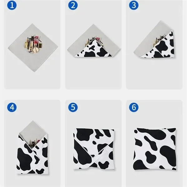 Self-Adhesive Magic Cloth Makeup Bag