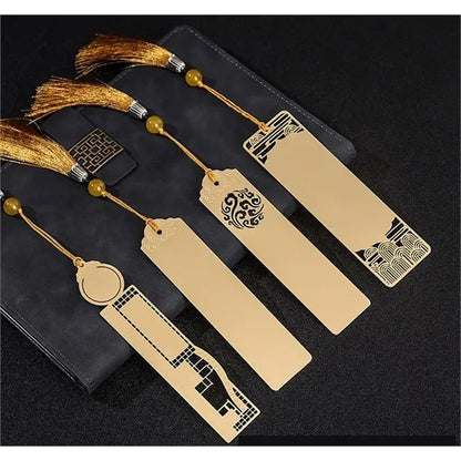 Vintage Brass Metal Hollow Bookmark