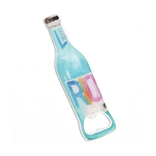 Custom Creative Bottle Opener with Refrigerator Magnet