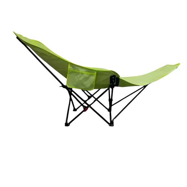 Foldable Outdoor Reclining Camping Chair With Footrest