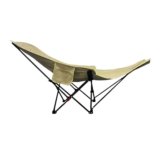 Foldable Outdoor Reclining Camping Chair With Footrest