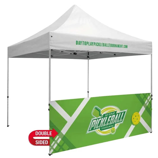 10' Deluxe Tent Half Wall Kit UV-Printed Double-Sided