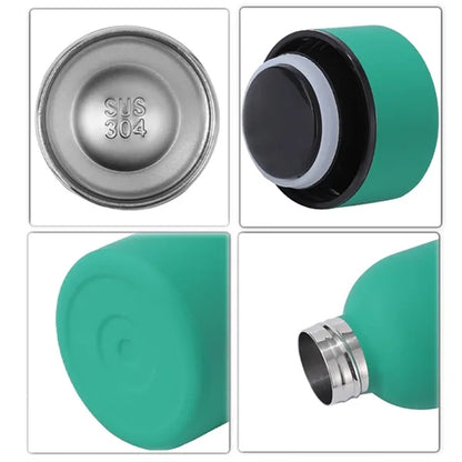 16 oz Stainless Steel Insulated Sports Outdoor Travel Bottle