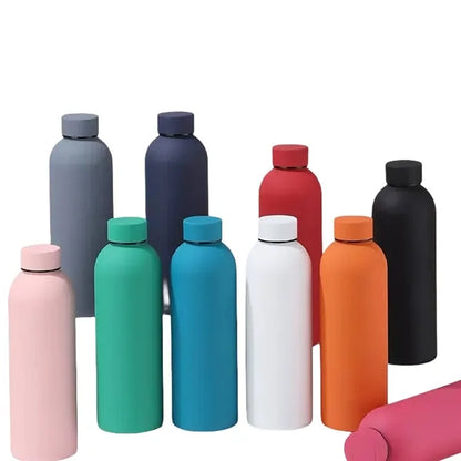 16 oz Stainless Steel Insulated Sports Outdoor Travel Bottle