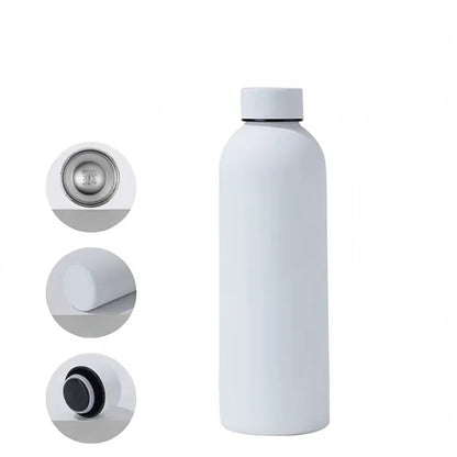 16 oz Stainless Steel Insulated Sports Outdoor Travel Bottle