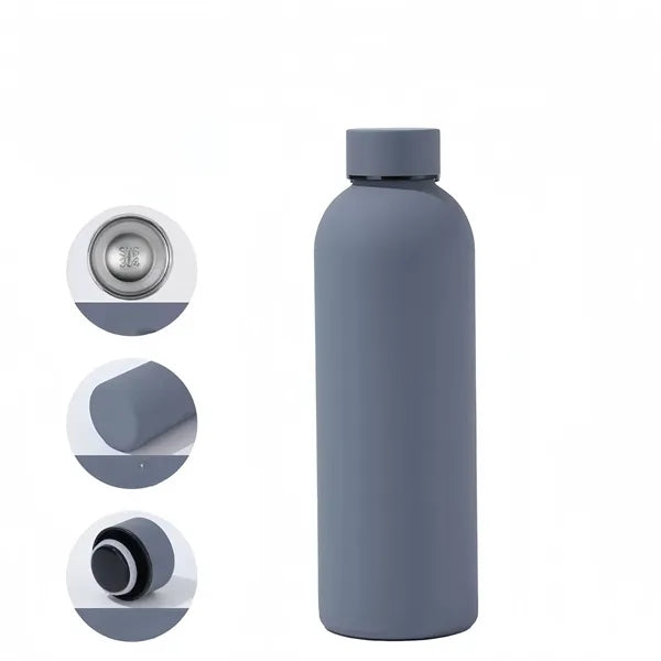 16 oz Stainless Steel Insulated Sports Outdoor Travel Bottle