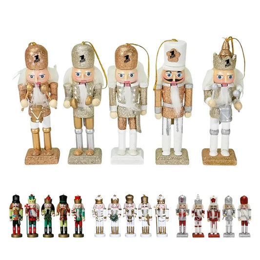 4.72" Nutcracker Christmas Wooden Ornaments