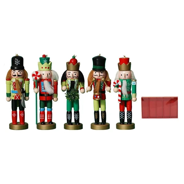 4.72" Nutcracker Christmas Wooden Ornaments