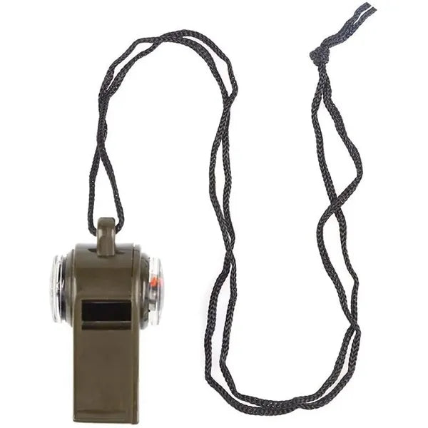 Emergency Whistle with Compass and Thermometer