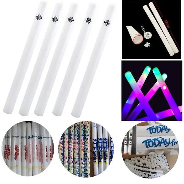 LED Foam Sticks Glow Baton Noisemaker