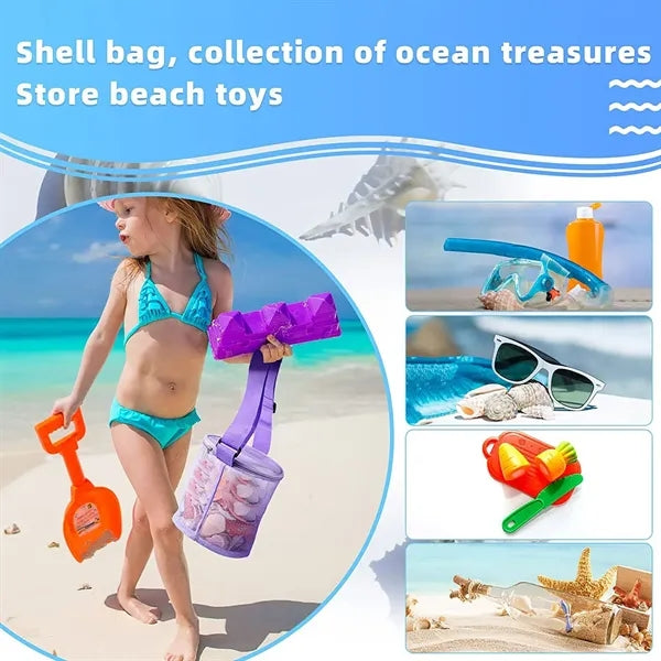 Children's Mesh Shell Storage Bag