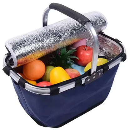 Collapsible Insulated Picnic Basket