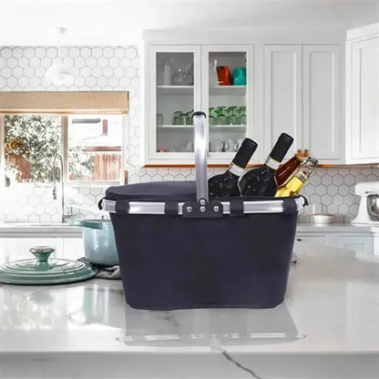 Collapsible Insulated Picnic Basket