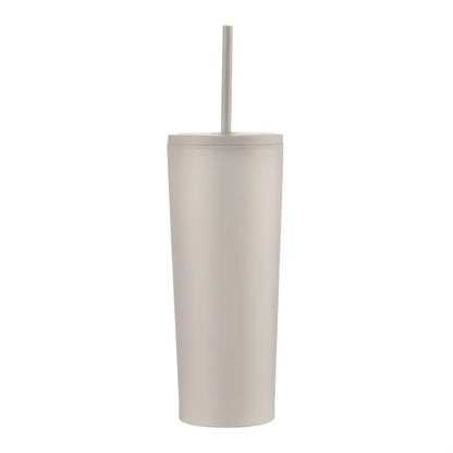 24oz. Double Wall SS / PP Mug with Straw