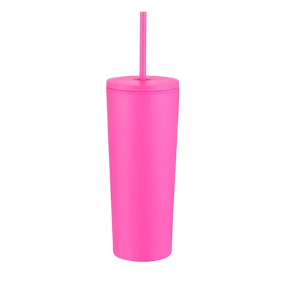 24oz. Double Wall SS / PP Mug with Straw
