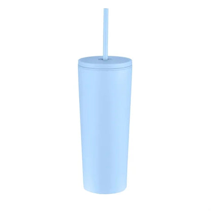 24oz. Double Wall SS / PP Mug with Straw