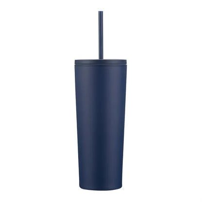 24oz. Double Wall SS / PP Mug with Straw