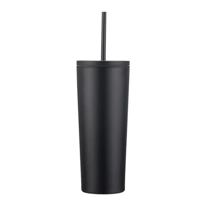 24oz. Double Wall SS / PP Mug with Straw