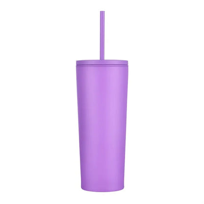 24oz. Double Wall SS / PP Mug with Straw