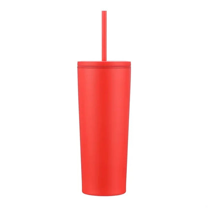 24oz. Double Wall SS / PP Mug with Straw