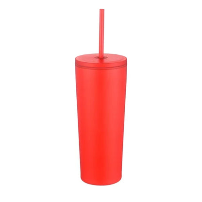 24oz. Double Wall SS / PP Mug with Straw