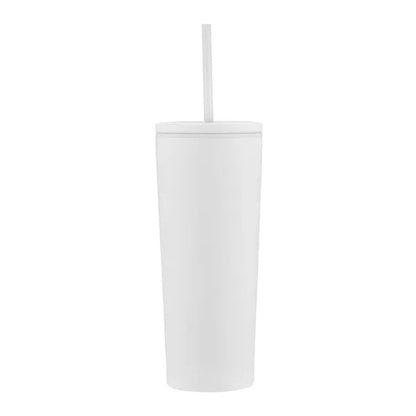 24oz. Double Wall SS / PP Mug with Straw