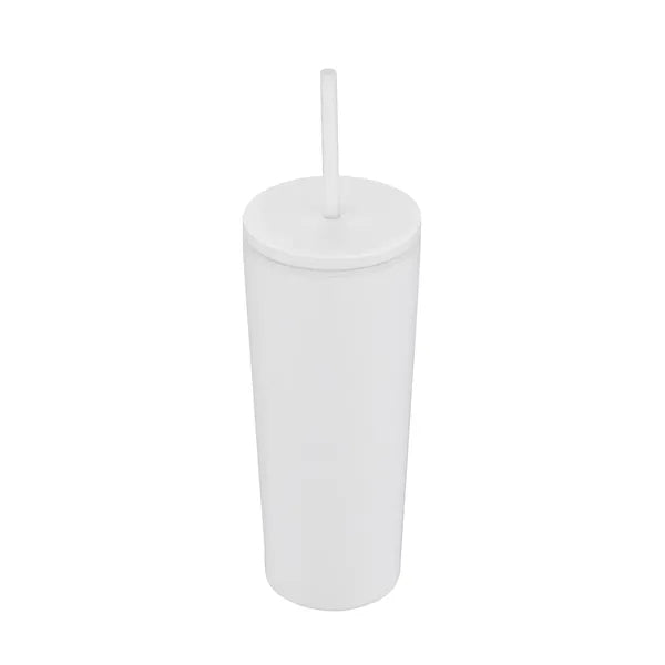 24oz. Double Wall SS / PP Mug with Straw