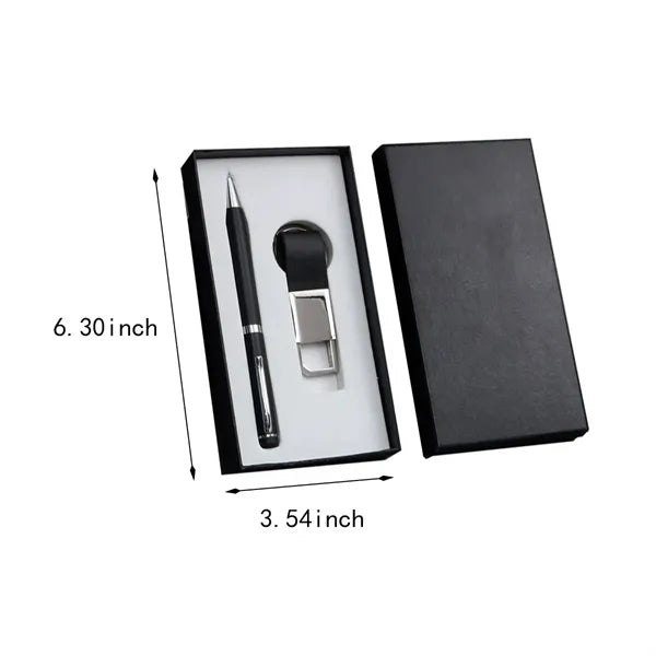 Practical stylish festival best pen and keychain gift set