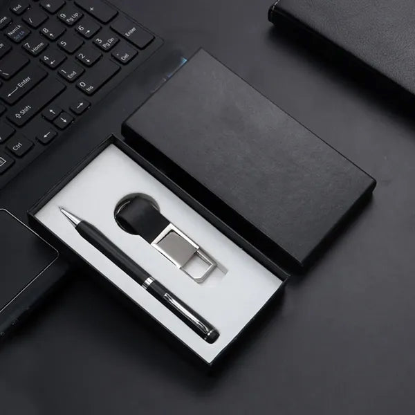 Practical stylish festival best pen and keychain gift set