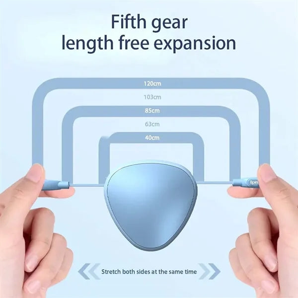3 in 1 retractable USB cord fast multi charging cable