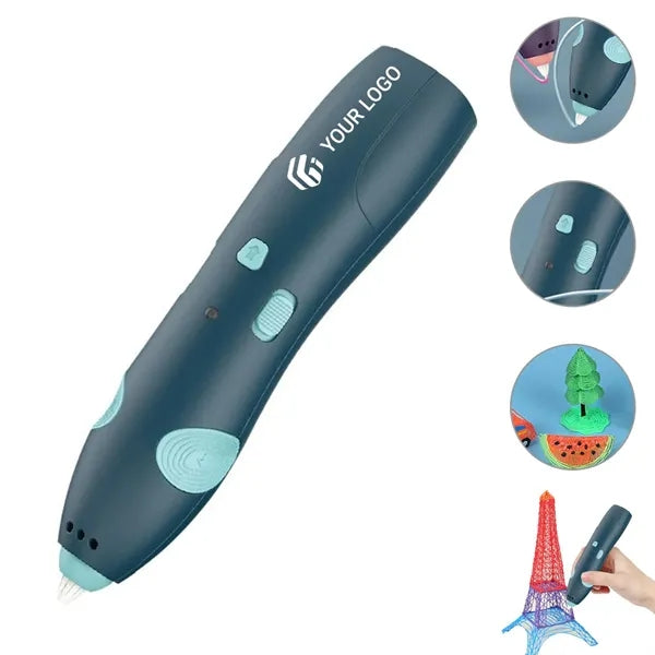 Kids low temperature wireless 3D printing pen toys set