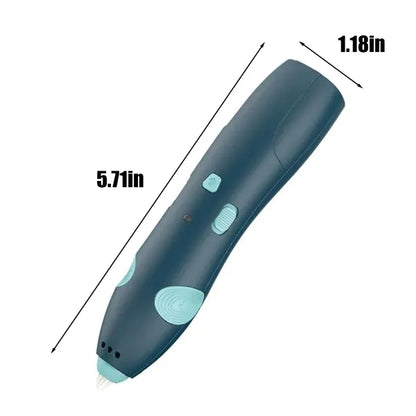 Kids low temperature wireless 3D printing pen toys set