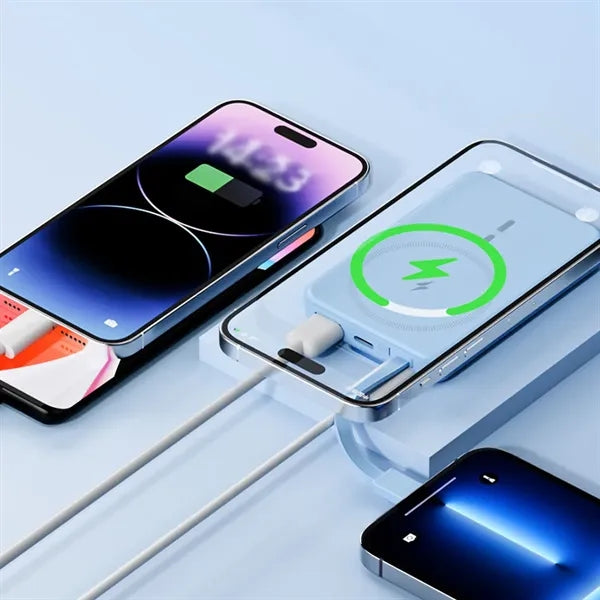 Multipurpose 10000mAh Magnetic Wireless Charger Power Bank