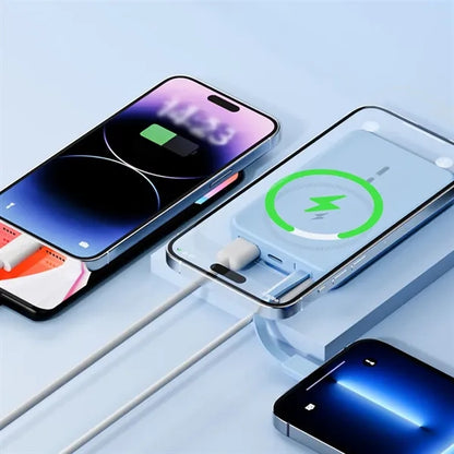Multipurpose 10000mAh Magnetic Wireless Charger Power Bank