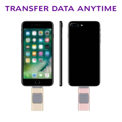 Versatile High Speed External 64GB USB 4-in-1 Flash Drive