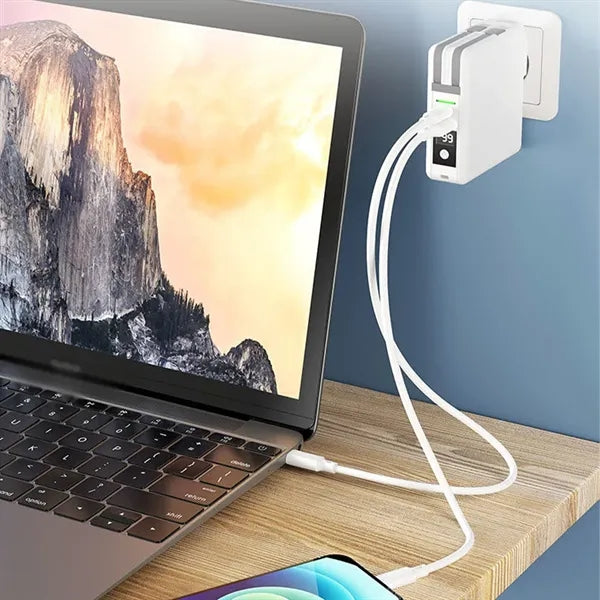 10000 mAh Versatile Portable Charger Power Bank with Plug