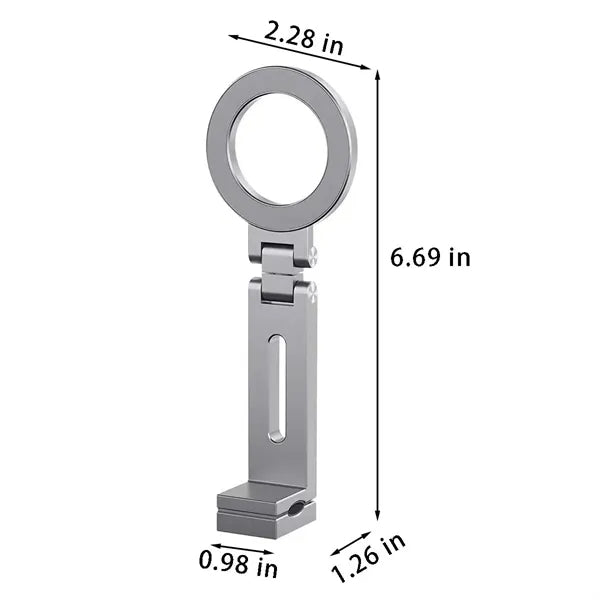 Travel accessories magnetic foldable airplane phone holder