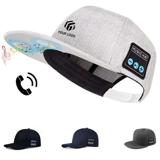 Smart outdoor gifts baseball cap hat with bluetooth speaker