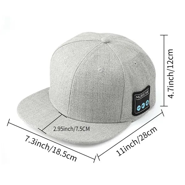 Smart outdoor gifts baseball cap hat with bluetooth speaker