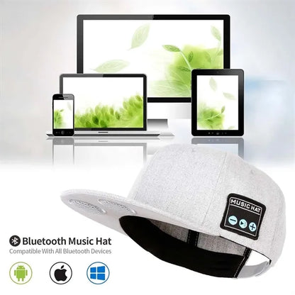 Smart outdoor gifts baseball cap hat with bluetooth speaker