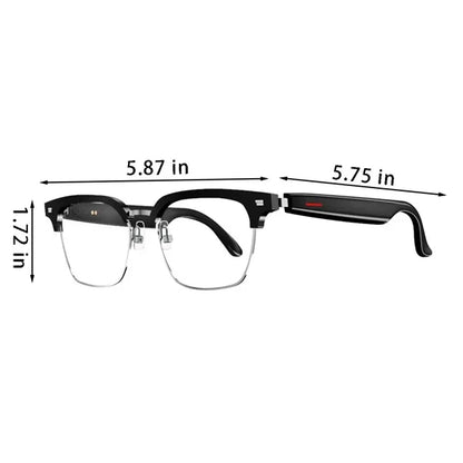 Unisex blue light blocking wireless bluetooth smart glasses