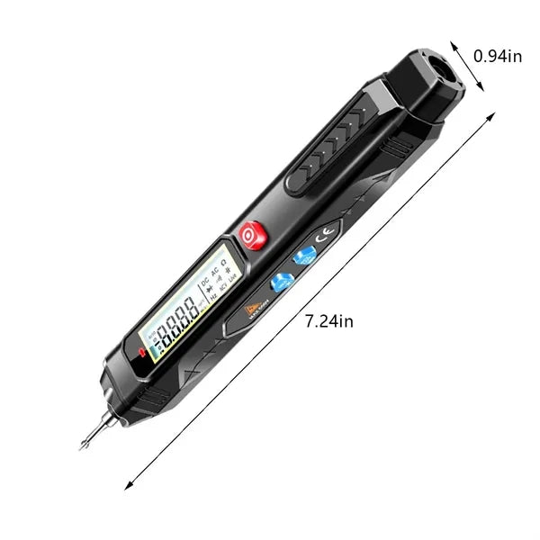 Intelligent voltage tester backlight digital multimeter pen