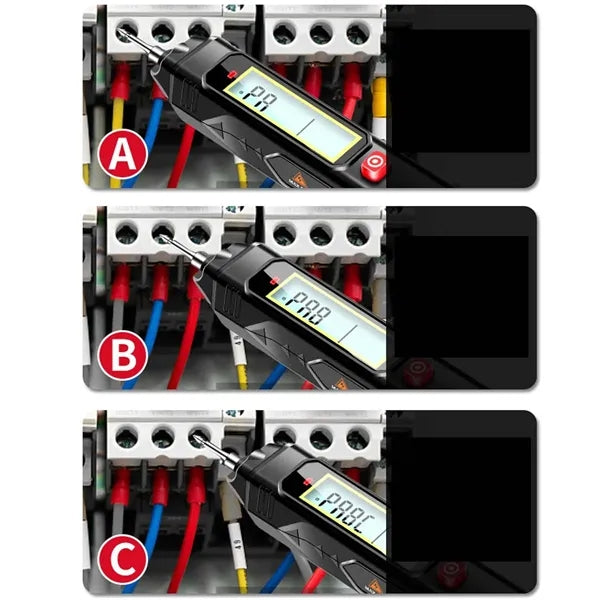 Intelligent voltage tester backlight digital multimeter pen