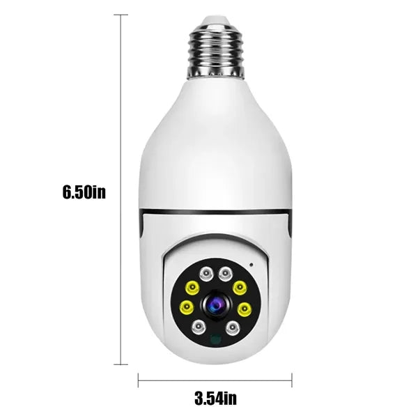 360-degree panoramic wireless outdoor home security camera