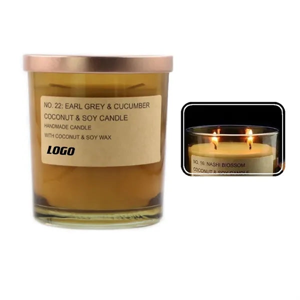 MOQ 10 pcs Aromatic Soy Wax Candle